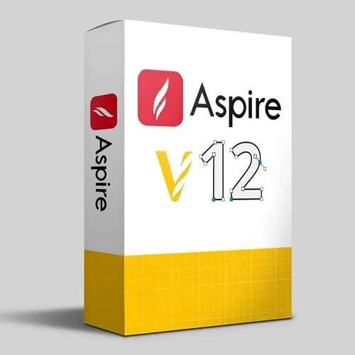 Vectric Aspire 12.5 CNC CAD/CAM Software Full Version (Instant Download)