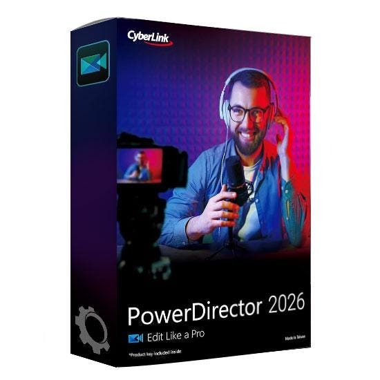 Cyber Link Power Director Ultimate 2026 v24 | Video Editing Software for High-Quality Video Production