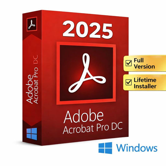 Adobe Acrobat Pro DC 2025 PDF Software | Lifetime Access - Instant Download